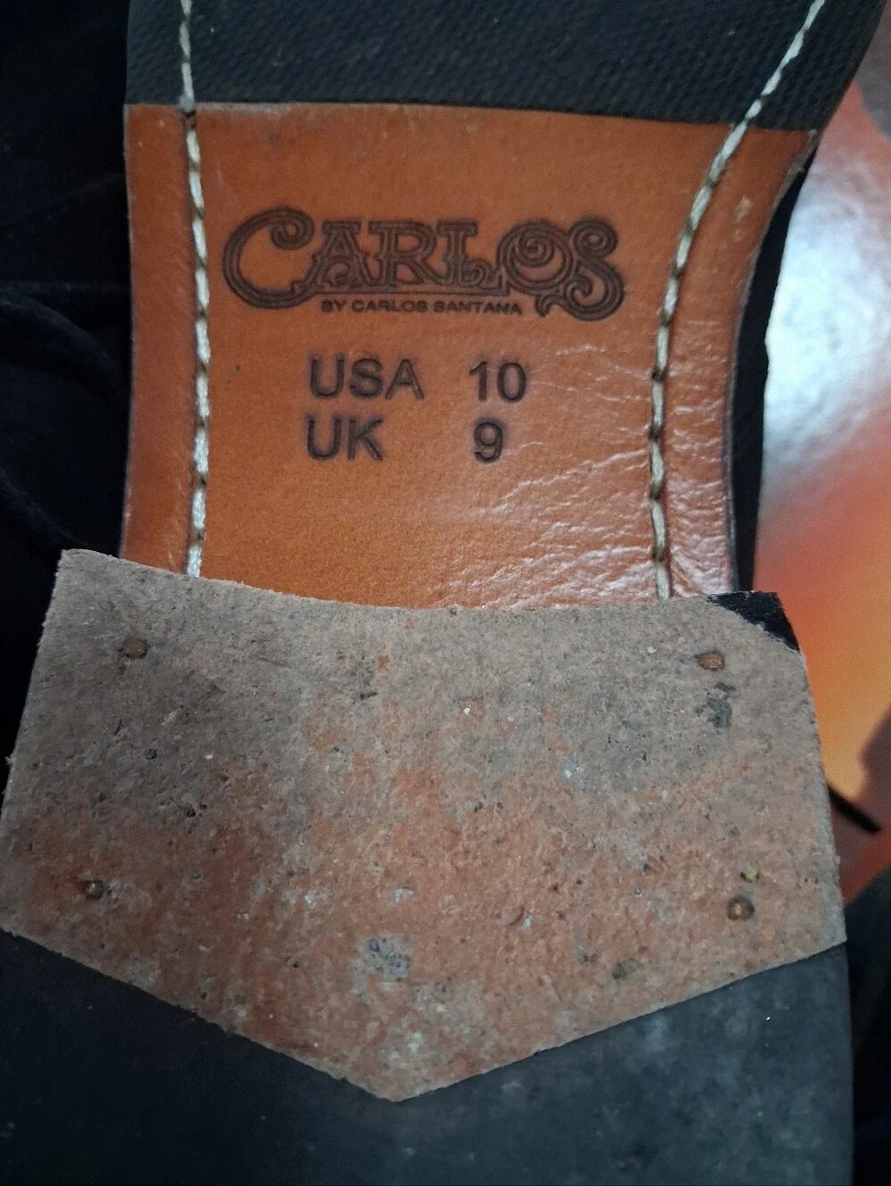 Carlos by Carlos Santana Black Suede Chukka Boots with Tan Lining